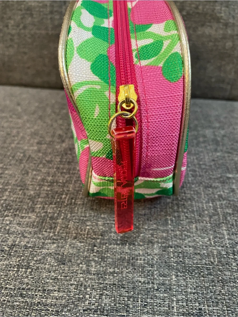 Lilly Pulitzer for Estée Lauder Cosmetic Bag Size 8.5”X4.5”X2.5”